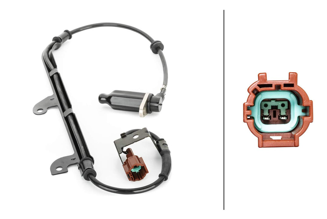 HELLA 6PT 014 494-731 Sensor, Abgastemperatur - 2-polig - geschraubt - Kabel: 530mm