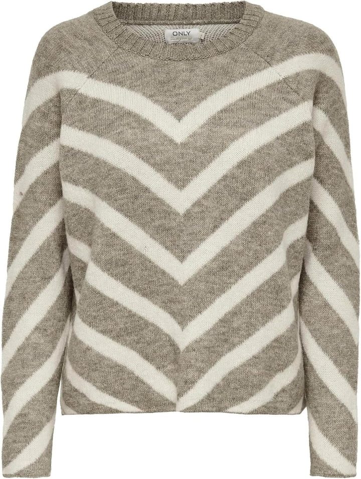 ONLY Damen ONLELIZA L/S Pullover KNT NOOS 15191792 S Mermaid, S Mermaid