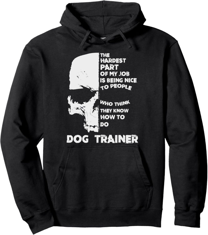 Hundetrainer Totenkopf Hundetrainer Hundetrainer Schulwelpenbesitzer Pullover Hoodie
