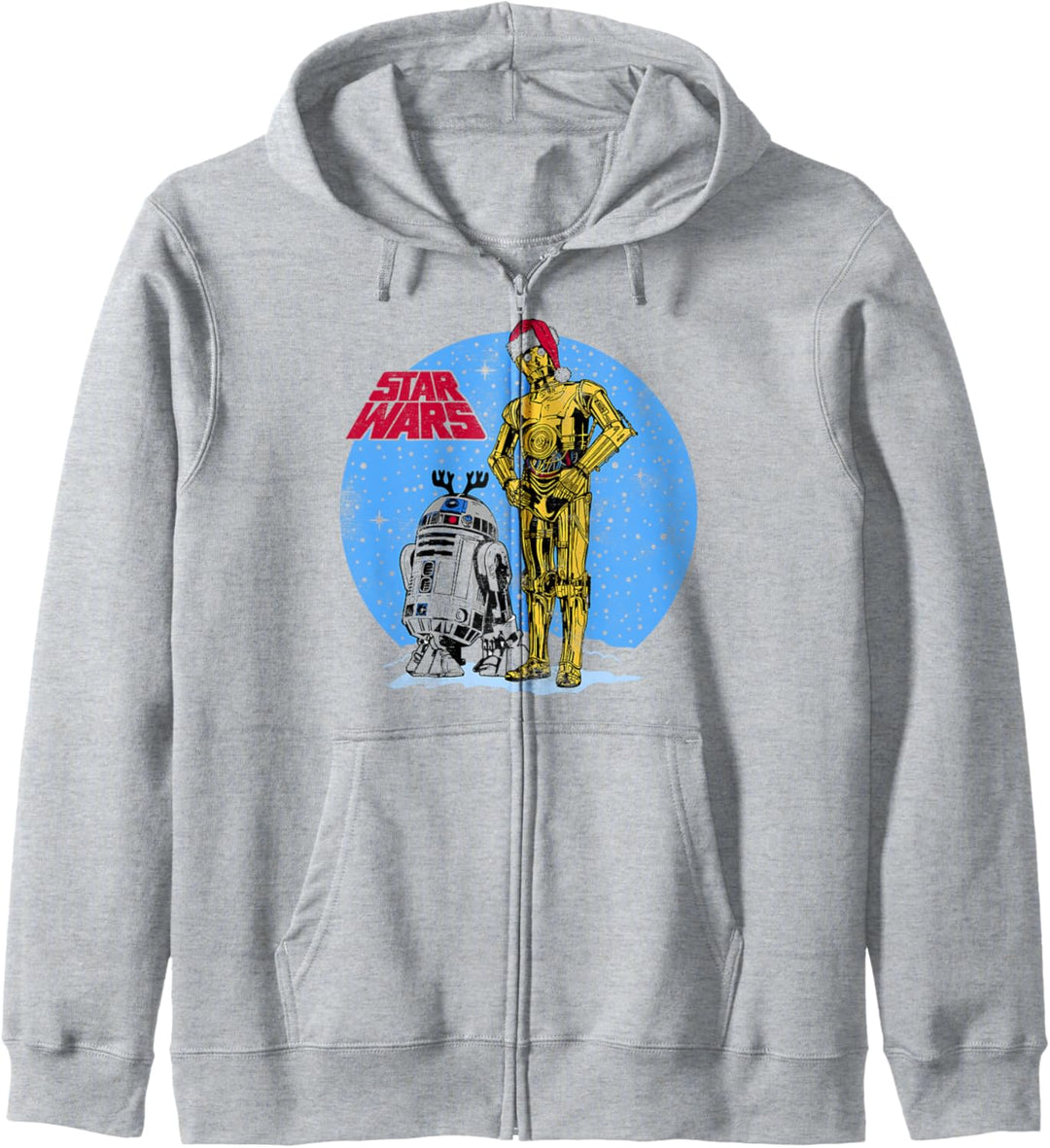 Star Wars R2-D2 & C-3PO Snowy Christmas Portrait Kapuzenjacke