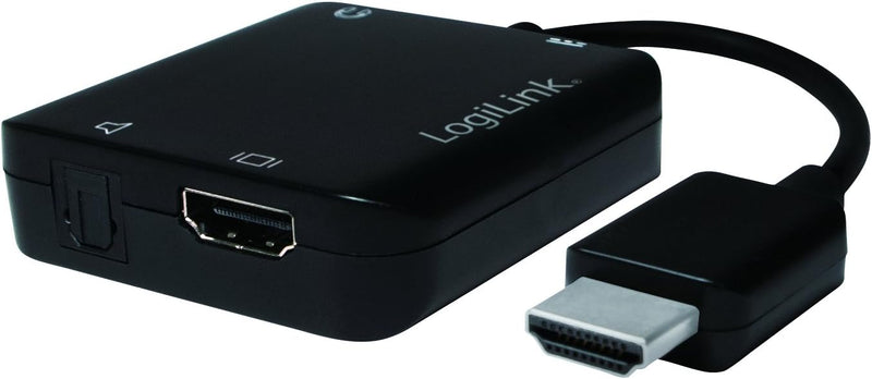 LogiLink CV0106, 4K x 2K HDMI Audio Extractor Converter, um Video- + Audiospuren zu trennen und über