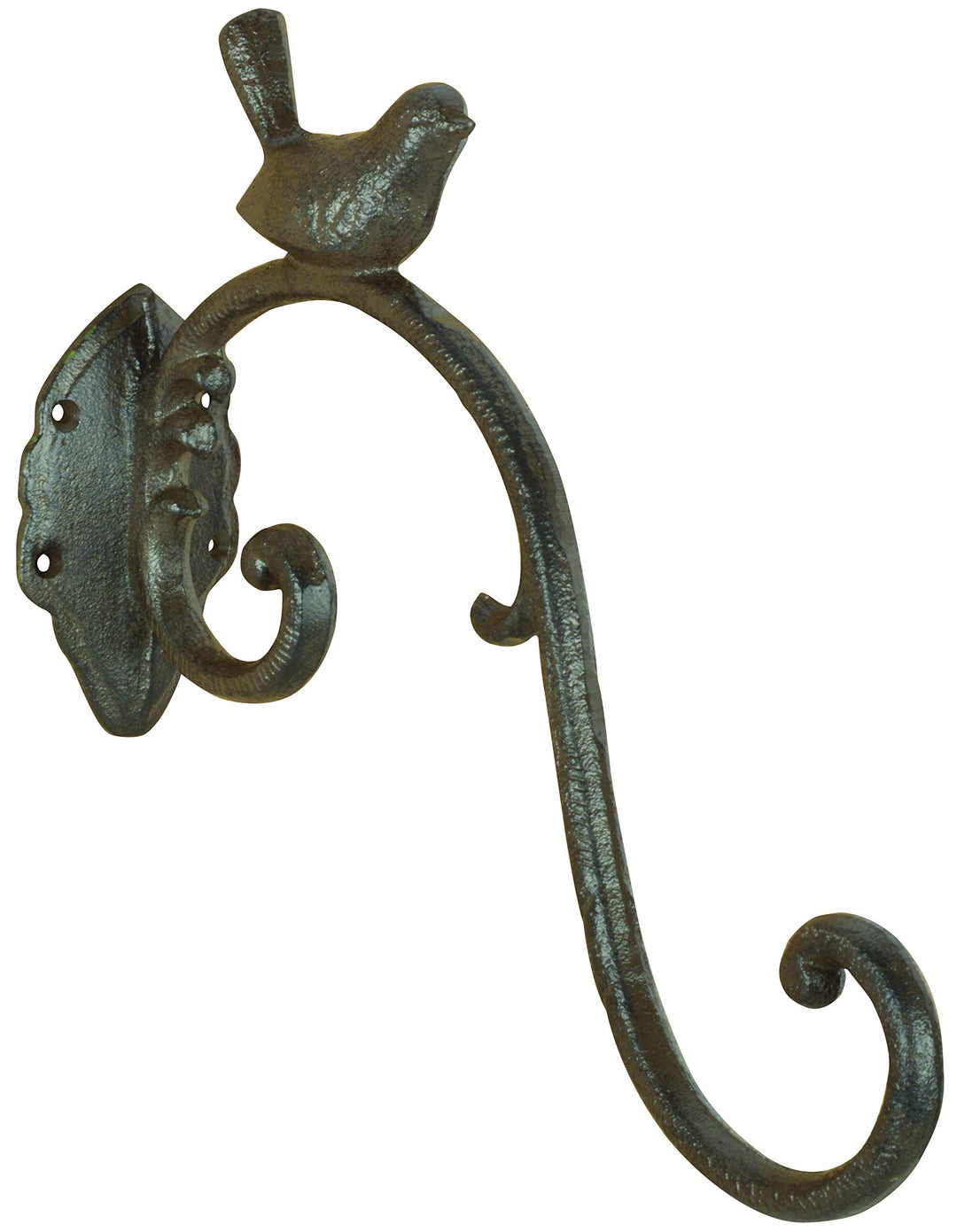 Esschert Design lh236 Serie Vogel Haken Gusseisen, antik braun