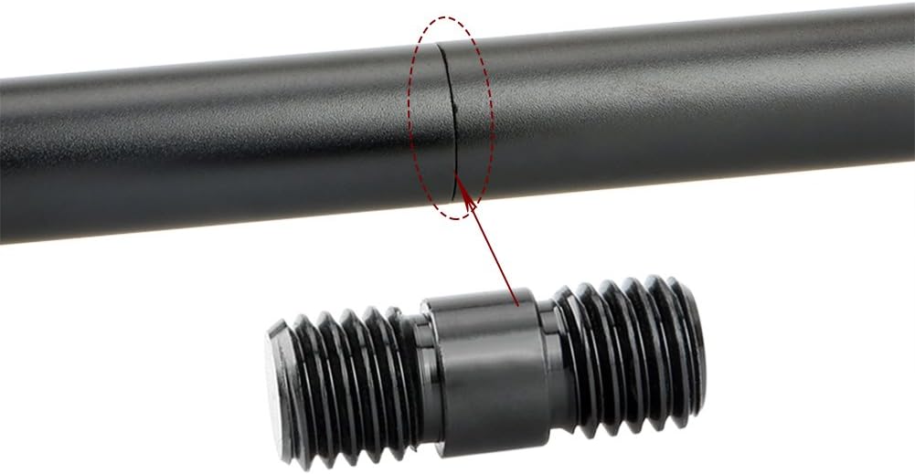 NICEYRIG 15 mm Stangen mit M12 Gewinde Rod Gap Rod-Anschluss zu verlängern für 15 mm Schulterpolster