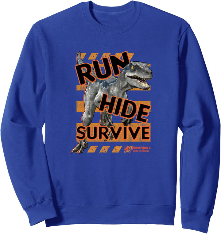 Jurassic World: Camp Cretaceous Raptor Run Hide Survive Sweatshirt