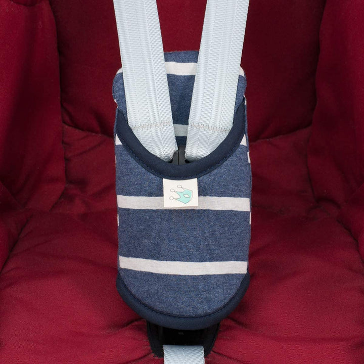 JYOKO KIDS Baumwoll-Schrittpolster für Autositz und Kinderwagen Gruppe 0 bis 3 Jahre, kompatibel mit
