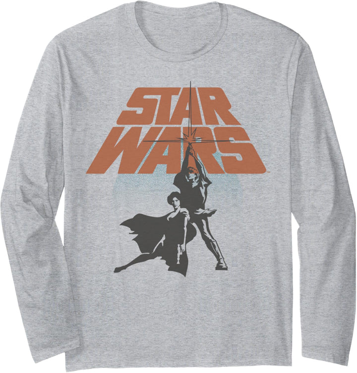 Star Wars Vintage Hero Shot Langarmshirt