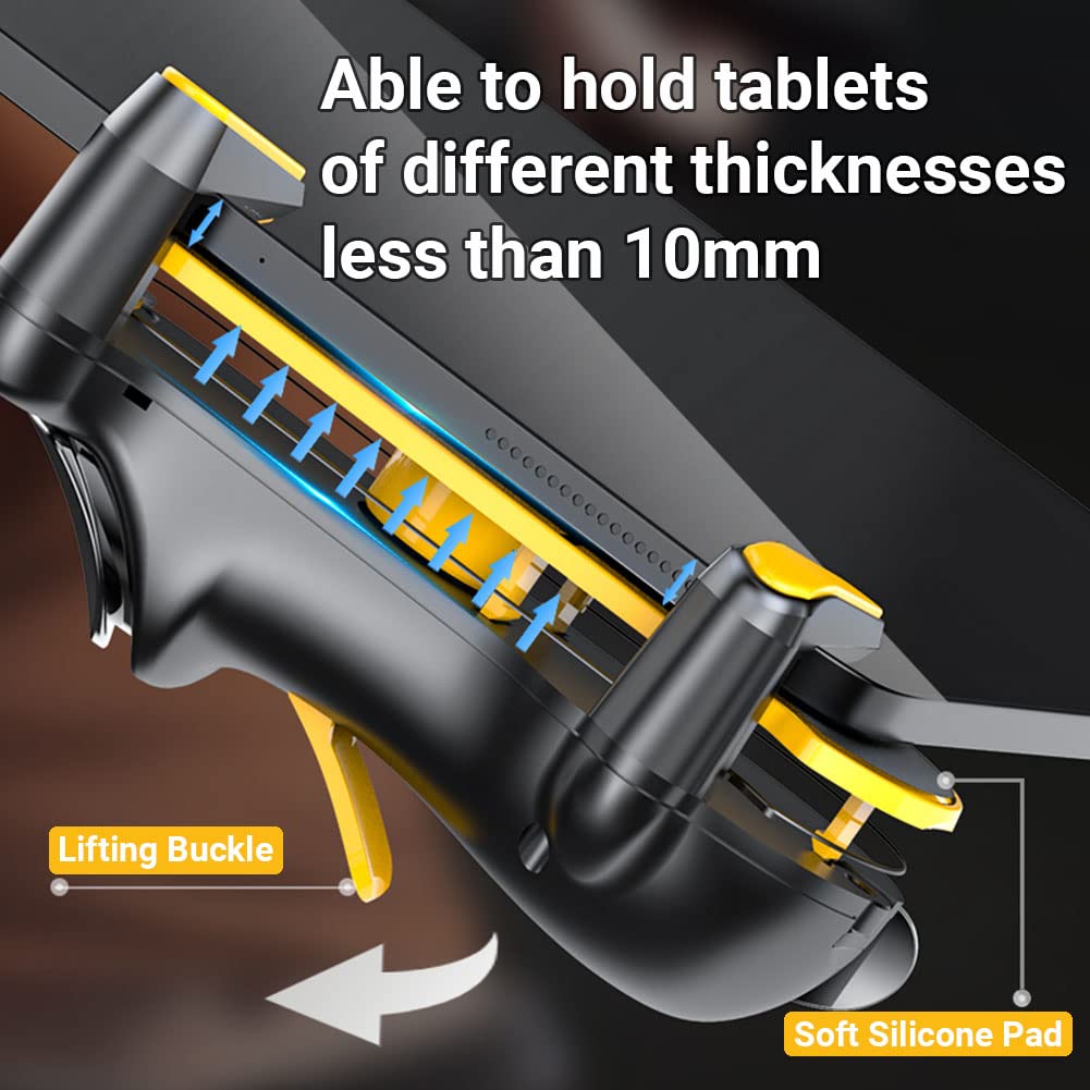 Ozkak Tablet Game Controller Schnellfeuer Rapid Fire PUBG Mobile 4 Trigger 6 Finger Joystick Gamepad