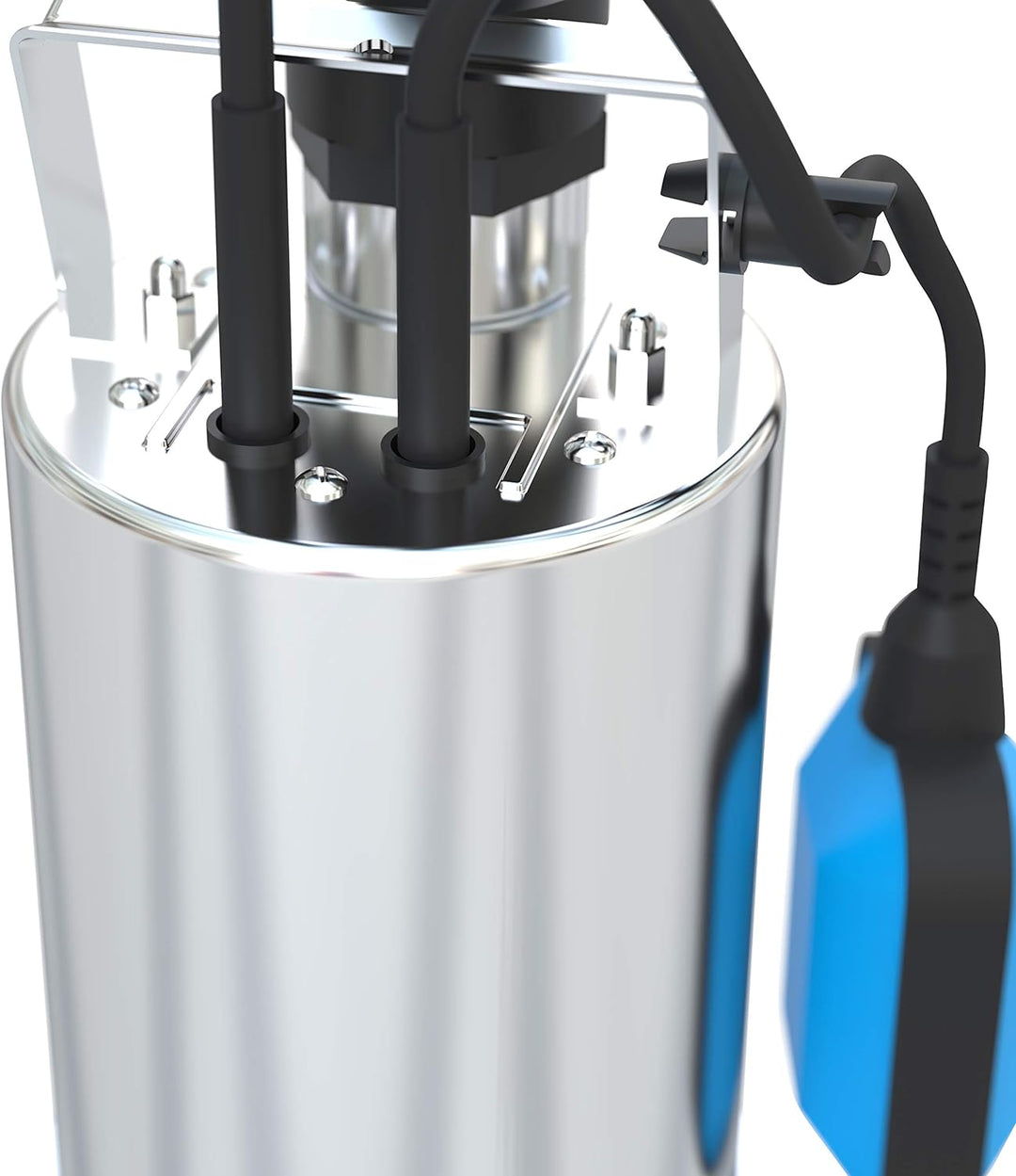 Güde 94606 GFS 4000 INOX Flachsaugerpumpe Tauchpumpe (400W, 700 l/h Fördervolumen, IG 1 ½“ Anschluss