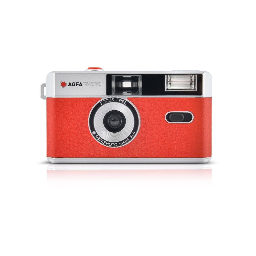 AgfaPhoto analoge 35mm Kleinbildfilm Foto Kamera rot Single rot, Single rot