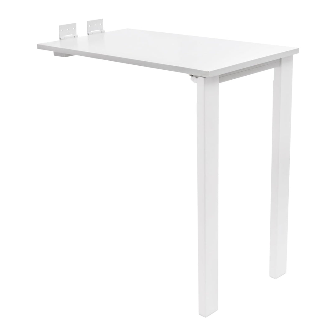 Wandmontierter Klapptisch mit Beinen, Klappbarer Esstisch aus Holz, Faltbarer Wandtisch für Kleine R
