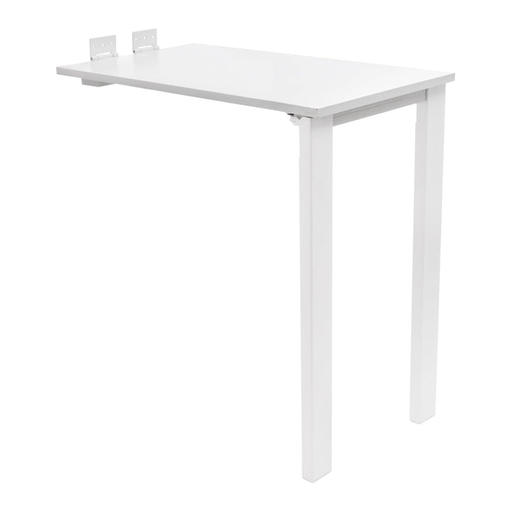 Wandmontierter Klapptisch mit Beinen, Klappbarer Esstisch aus Holz, Faltbarer Wandtisch für Kleine R