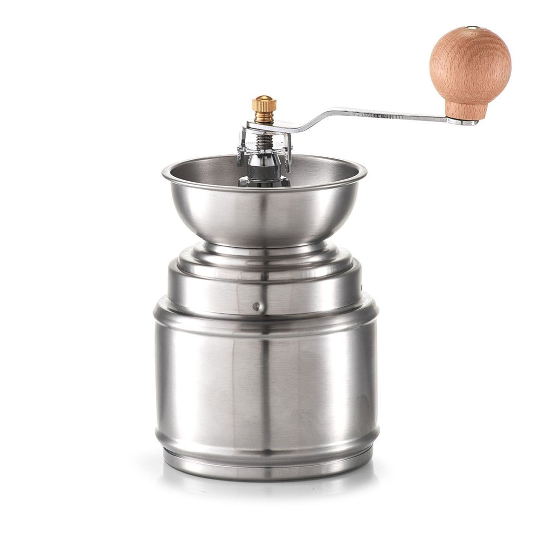 Zeller 27219 Kaffeemühle, Edelstahl 9.5 x 9.5 x 22 cm, Silber
