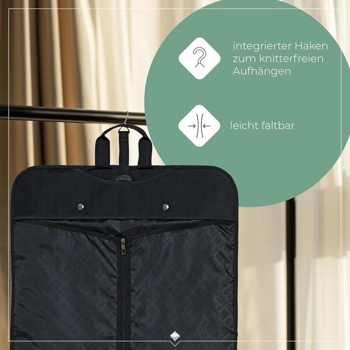 travelite Kleidertasche für Anzüge und Hemden, Gepäck Serie MOBILE: Knitterfrei reisen mit der Kleid