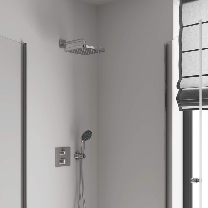 GROHE Vitalio Comfort 250 - Kopfbrause 1 Strahlart (9,5 l/min Durchflusskonstanthalter, Antikalk Sys