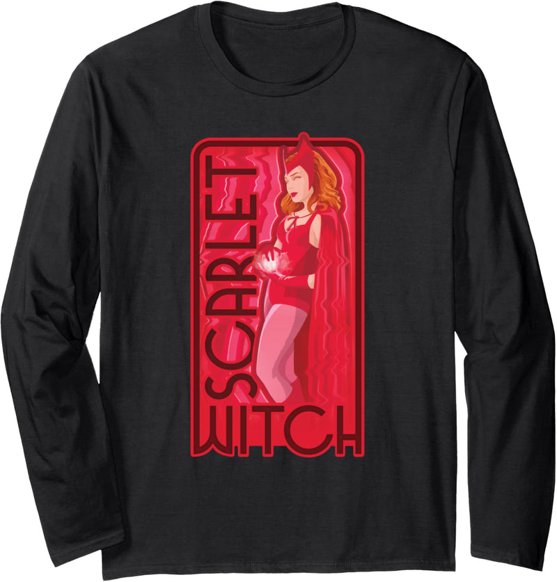 Marvel WandaVision Scarlet Witch Super Hero Langarmshirt