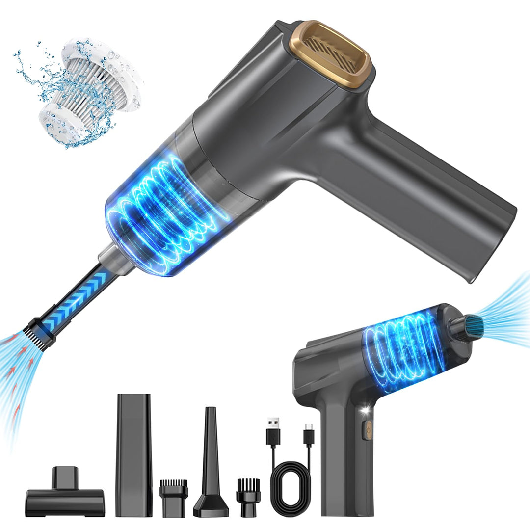 Mini Auto Kabellos Handstaubsauger: USB Aufladbar Stark Lithium Ionen Akku Portable Handheld Staubsa