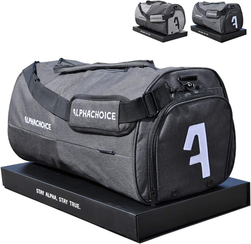 Alphachoice Sporttasche mit Schuhfach 43L für Herren & Damen, Fitnesstasche - Reisetasche gross mit