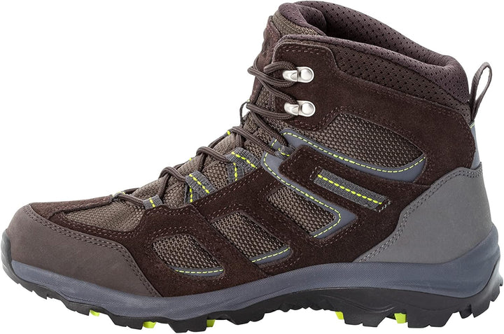 Jack Wolfskin Herren Vojo 3 Texapore Mid M Outdoorschuhe, 39.5 EU Dark Brown Lime 2023