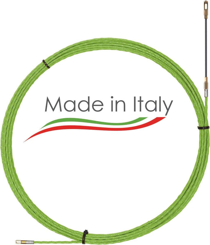 Arnocanali Snake AM6.030 Spiralsonde, Polyester, 30 m, Ø 6 mm, Grün 30 metri Ø 6 mm Grün, 30 metri Ø