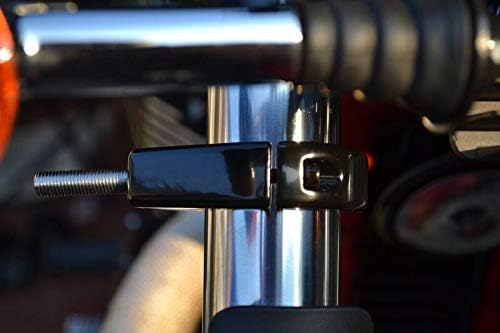 Alchemy Parts Schwarz Motorrad Blinker Austausch Klammergabel Klammern 39mm