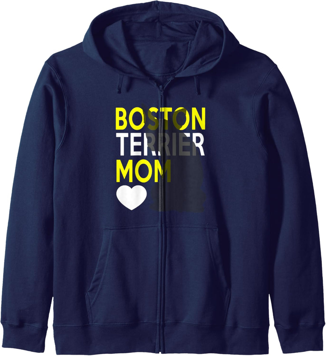Boston Terrier Mutter Kapuzenjacke