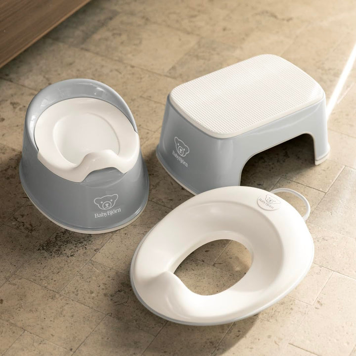 BabyBjörn Toilettensitz, Weiss/Grau, Weiss/Grau