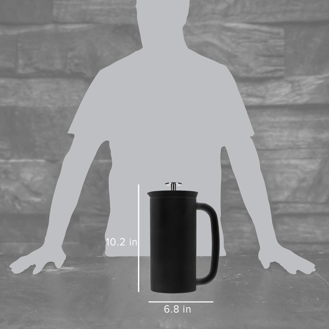 ESPRO P7 French Press Kaffeebereiter – Doppelwandig isoliert aus Edelstahl mit Mikrofilter, 950 ml,