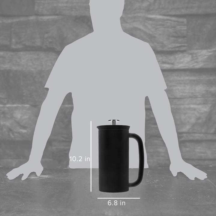 ESPRO P7 French Press Kaffeebereiter – Doppelwandig isoliert aus Edelstahl mit Mikrofilter, 950 ml,
