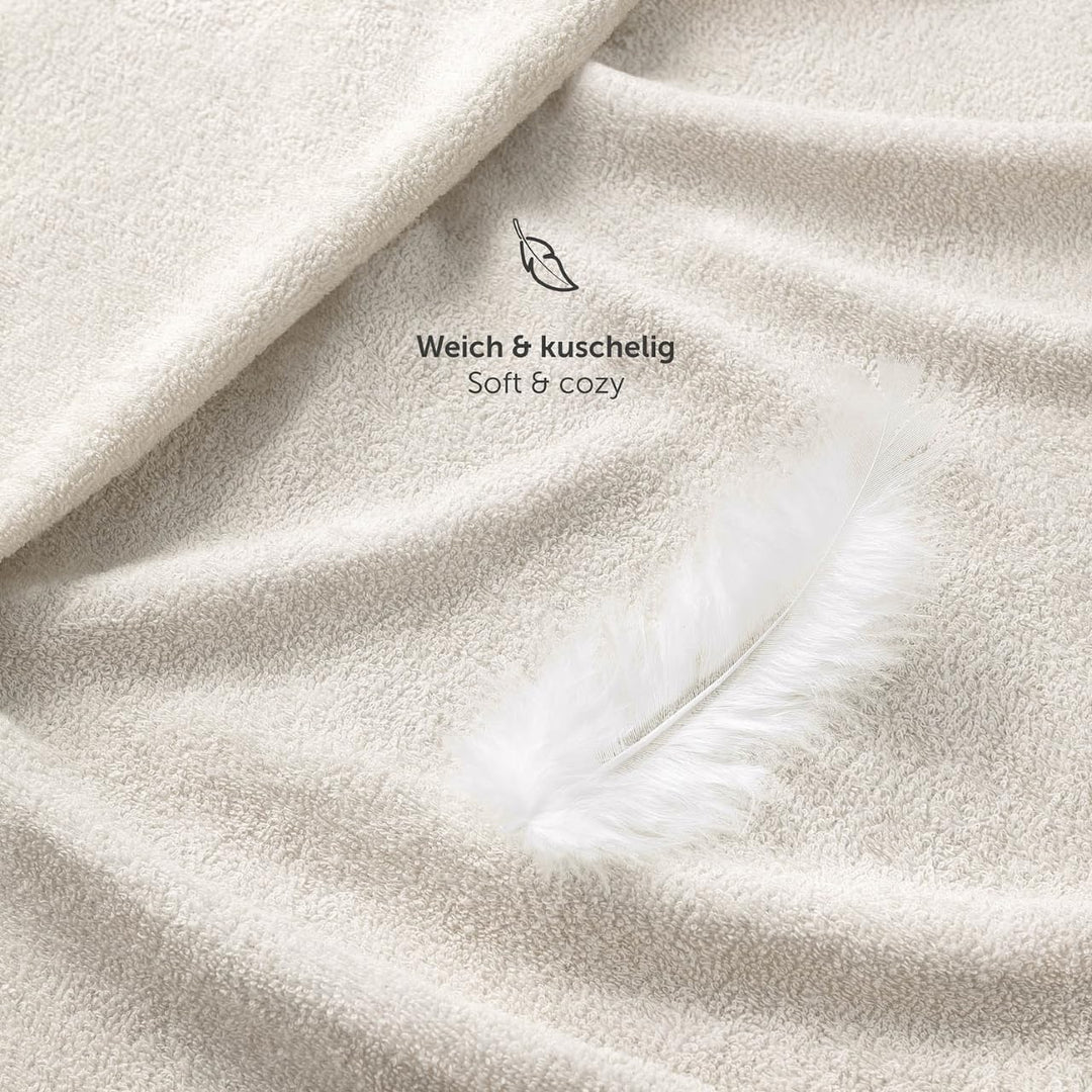 Blumtal® Frottee Spannbettlaken 160 x 200 cm - OEKO-TEX zertifiziertes Spannbetttuch 160x200cm - Fro