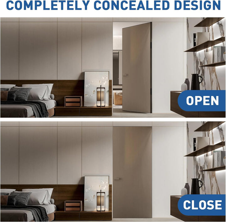 TamBee 15,2 cm Türscharniere versteckte Scharniere unsichtbare Scharniere Schwerlast Zinklegierung 1