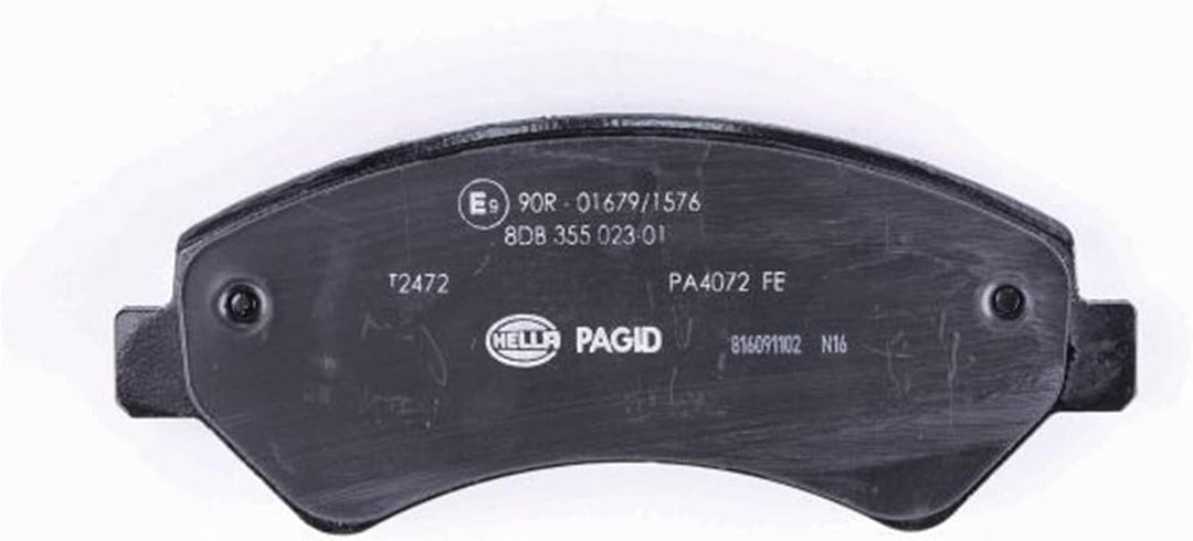 HELLA PAGID 8DB 355 023-011 Bremsbelagsatz - T2472 - Dicke/Stärke: 20.8mm - Bremssystem: Brembo - mi