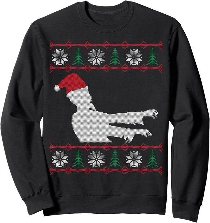 Zombie Santa Ugly Christmas Sweatshirt