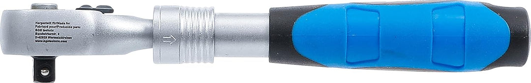 BGS 25103 | Umschaltknarre, ausziehbar | 6,3 mm (1/4") | 150 - 200 mm | Teleskop | Knarre | Ratsche,