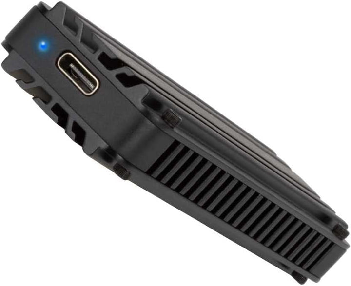 SilverStone Technology SST-MS12-20Gbps SuperSpeed + USB 3.2 Typ C zu NVMe M.2 SSD Gehäuse, schwarz