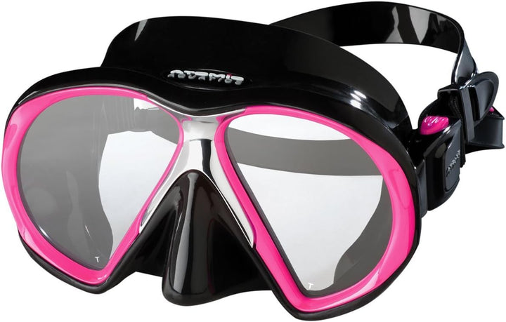 ATOMIC - SubFrame Black-Black Tauchmaske schwarz-rosa, schwarz-rosa
