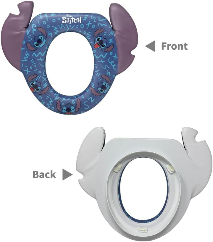 Toilettensitz Stitch für Kinder, universell, Disney, 38 x 34 cm, ergonomisch, bequem und sicher, lei