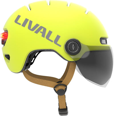 LIVAL L23_Smarter City-Helm mit Visier in gelb_L_58-62 cm