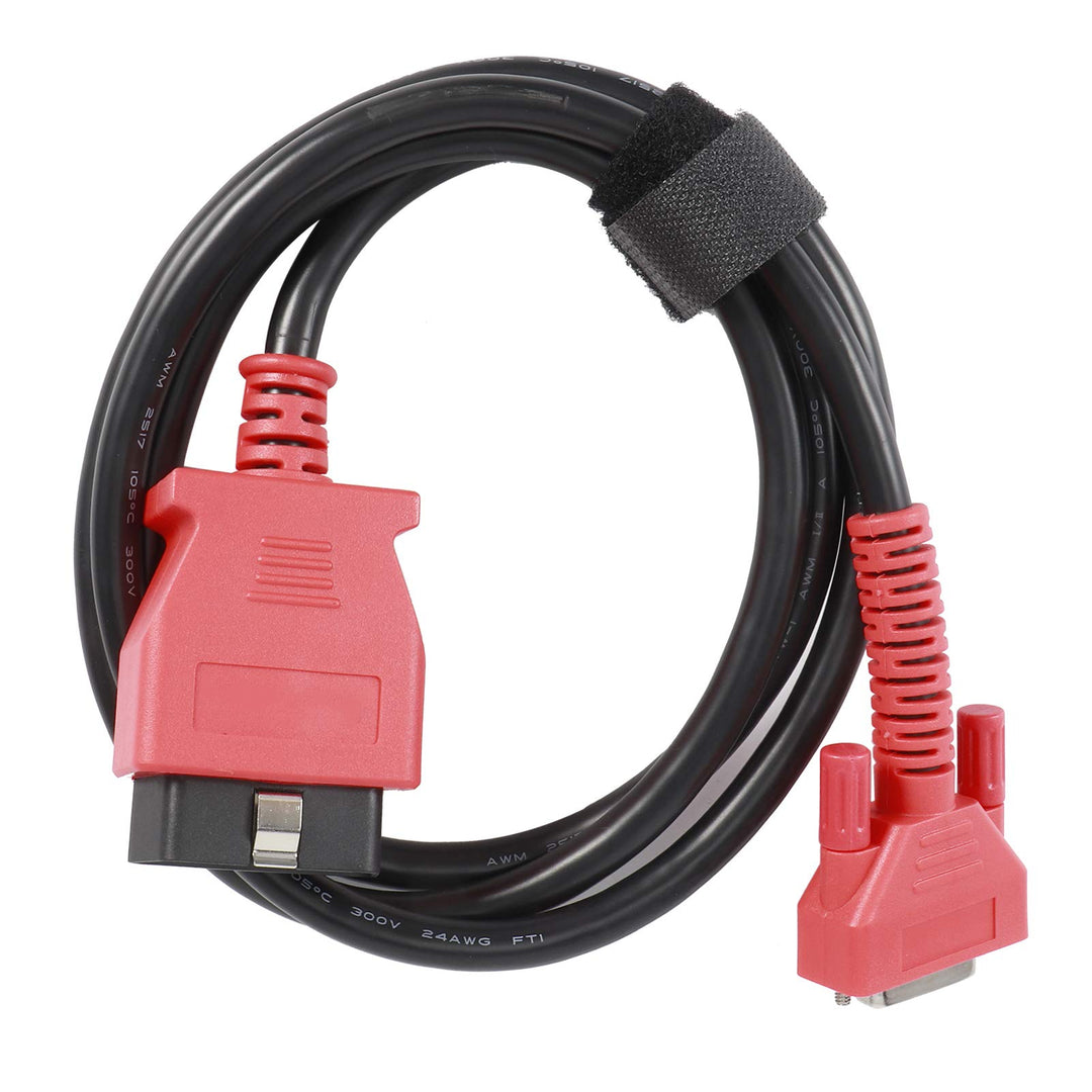 Qiilu OBD2 Auto Diagnosekabel, Scanner Haupttestdatenkabel OBD2 Kabelersatz Passend für MaxiSys MS90