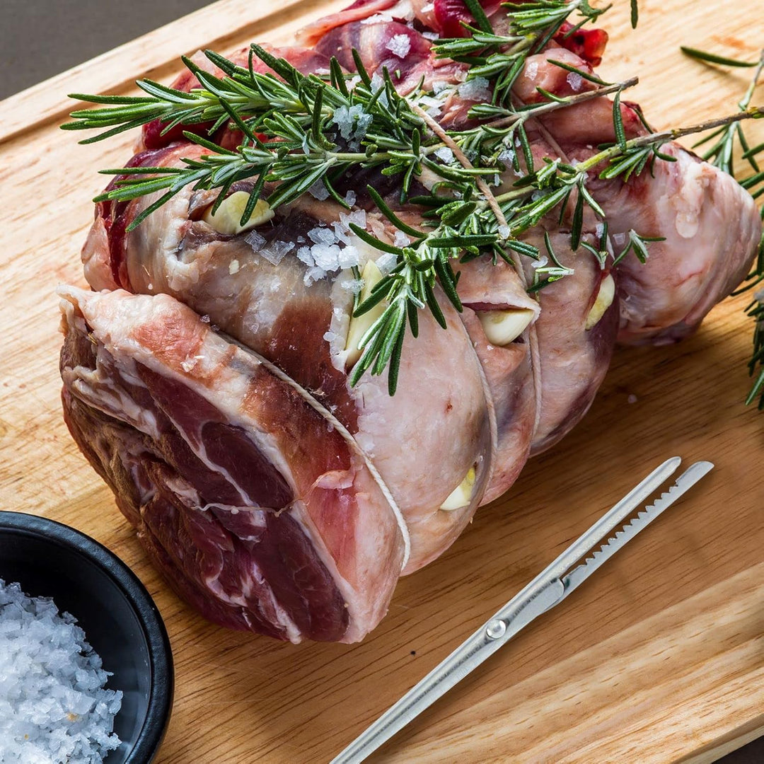 Westmark 3 Spicknadeln mit gezahnten Klemmen, Länge: je 19,3 cm, Rostfreier Edelstahl, Silber, 12672