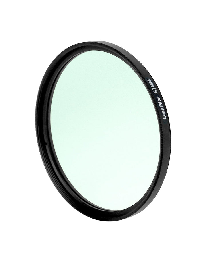QWORK 67 mm Polfilter - 1/4 Filter Schwarze Diffusion Kinoeffekt - Optisches HD-Glas mit Nanobeschic