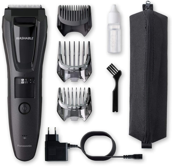 Panasonic ER-GB62 Bart-/ Haarschneider mit 39 Schnittstufen, Bartschneider für Herren, inkl. Body-Tr