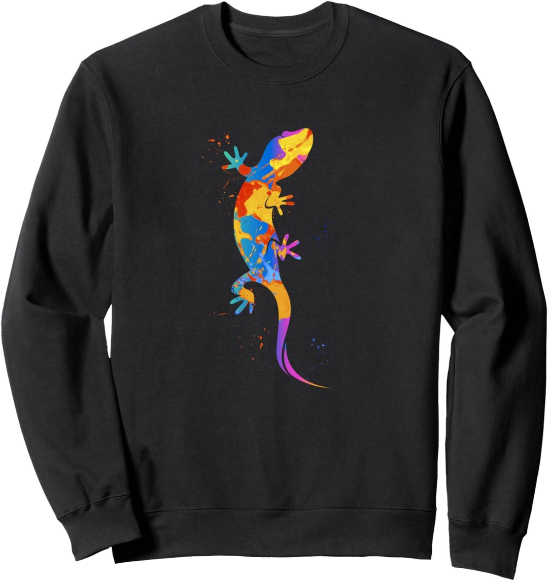 Bartagame Bunte Kinder Junge Eidechse Sweatshirt