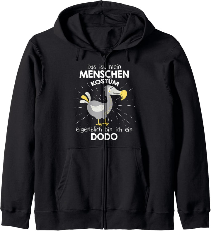 Mein Menschen Kostüm Bin ich ein Dodo, Halloween Outfit Kapuzenjacke