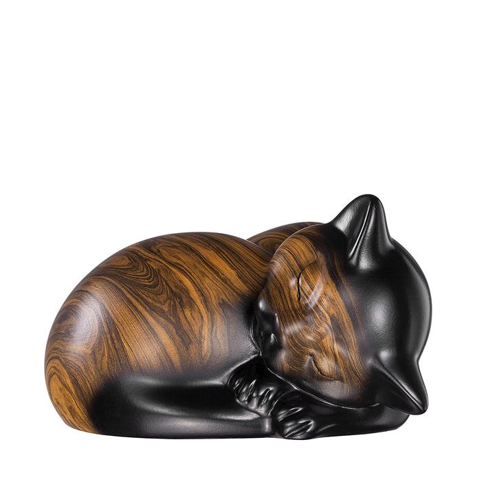 Kriss Art Haustier Urnen,Schlafende Harz Kremation Katze Urne,Katzenurnen für Asche,Kleintier Urne…