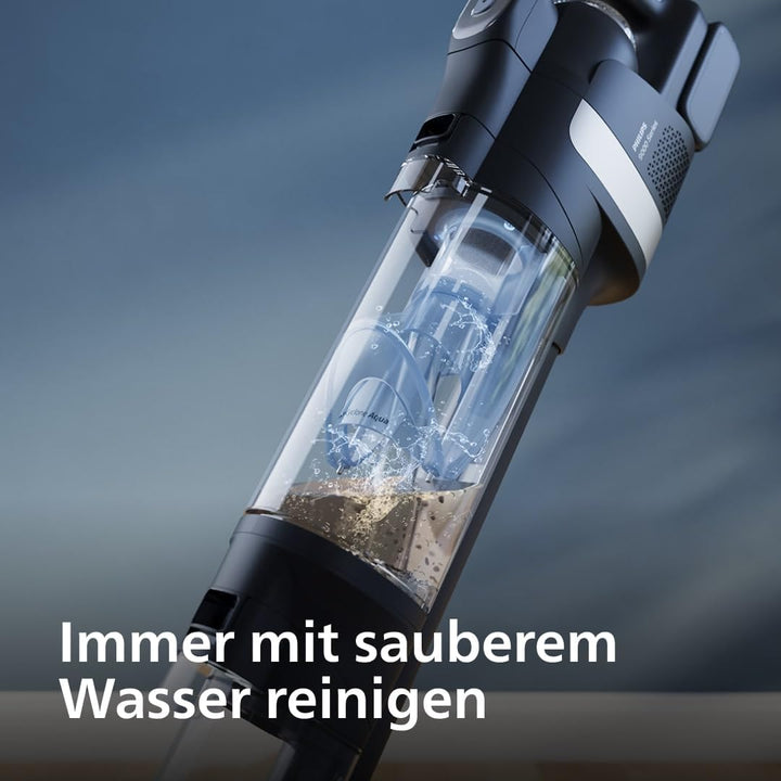 Philips AquaTrio 9000 Kabelloser Wasch- und Staubsauger – All-in-One Reiniger für Staub, Flecken, Fl