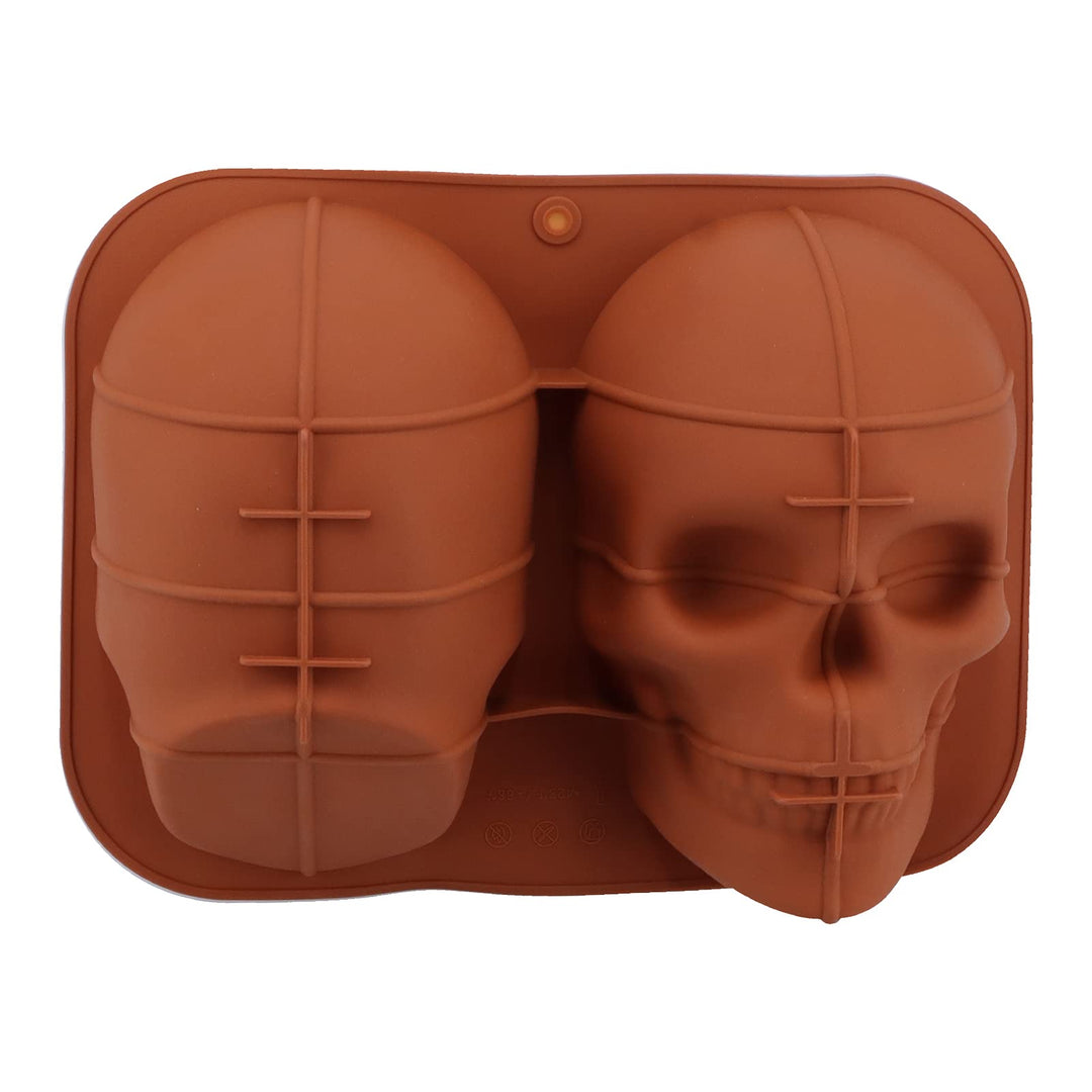 3D-Kuchenform in Totenkopfform Für Selbstgemachte Kuchendekoration Und Backen