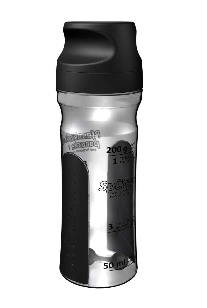 Gefu 10800 Crêpes- Und Spätzle-Mix Twister, Silber, Ø 7,9 cm, 23,9 cm
