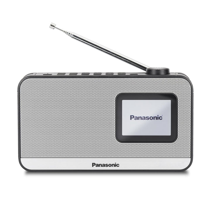 Panasonic RF-D15EG-K Tragbares DAB+/FM Digitalradio mit Bluetooth, 2,4 Zoll TFT LCD-Display, 3W 5cm