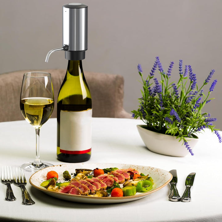 Elektrischer Wein Dekanter: Automatischer Weindekanter, Elektrischer Weinausgiesser Wiederaufladbar,
