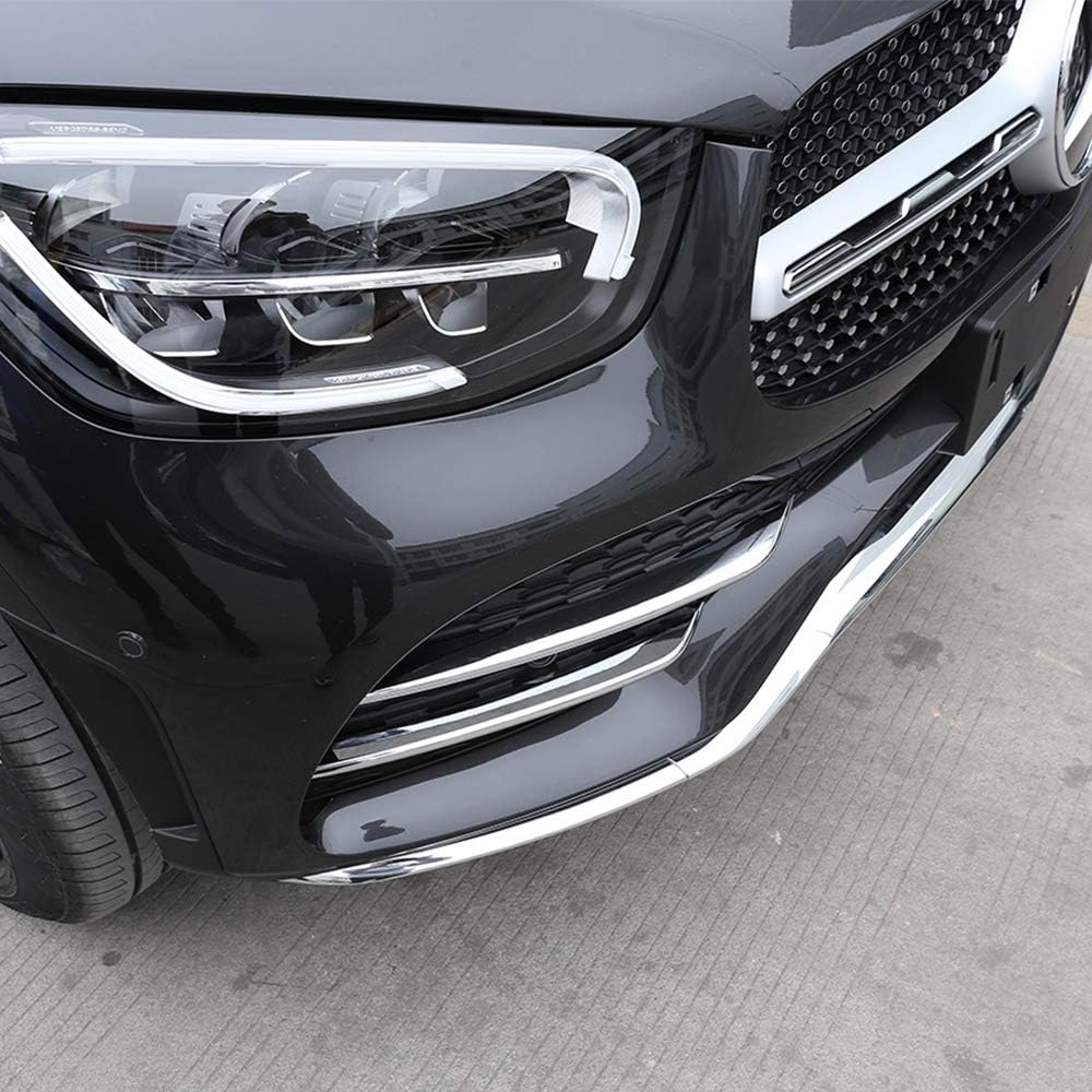 KUNGKIC ABS Chrom Auto Frontstossstange Kühlergrill Nebelscheinwerfer Abdeckung accessories Car Bump